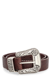 Leather belt